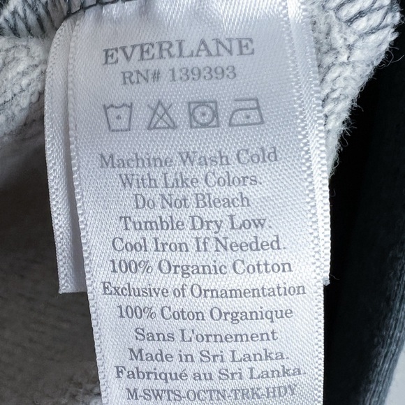 Everlane NWT The Track Hoodie, Dark Heather Grey M - Casual, Classic, Unisex - Picture 9 of 11